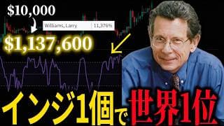 【歴代1位】40年間 誰も破ることのできない記録を作った男のトレード手法